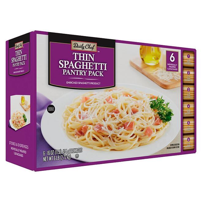 Daily Chef Thin Spaghetti (1 lb., 6 ct.)