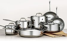 Member's Mark 14 pc tri-ply stainless steel cookware set