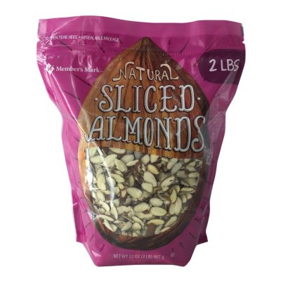 SLICED NATURAL ALMONDS Sam's Club
