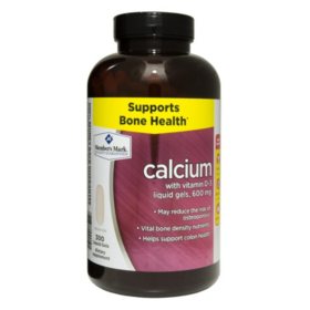 Members Mark Calcium With Vitamin D 3 Dietary Supplement 300 Ct Sams Club