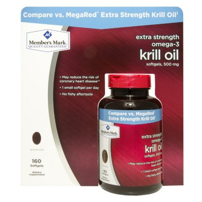 Member s Mark Extra Strength Omega 3 Krill Oil Dietary Supplement