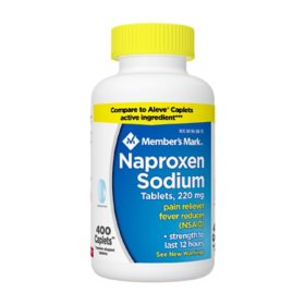 Member's Mark Naproxen Sodium 220 mg. Tablets USP (400 ct.)