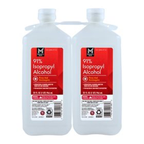 Member's Mark 91% Isopropyl Alcohol, 32 fl. oz., 2 pk.