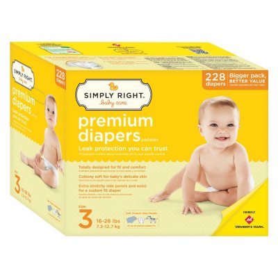 Sams club diapers sales size 3