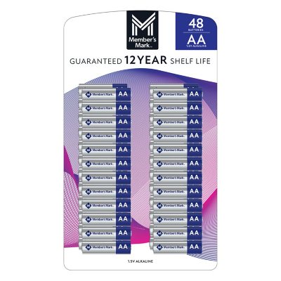 Member's Mark Alkaline AA Batteries (40/48 Pack)