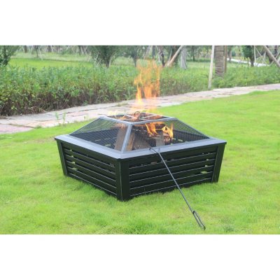 35 Square Metal Fire Pit Sam S Club