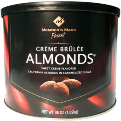 Member's Mark Finest Crème Brûlée Almonds® Sam's Club