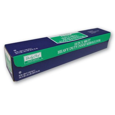 Heavy-Duty Aluminum Foil Roll, 18 x 500 ft