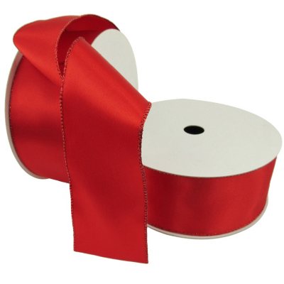  Stuffvisor Satin Red Ribbon - 1 inch x 50 Yards