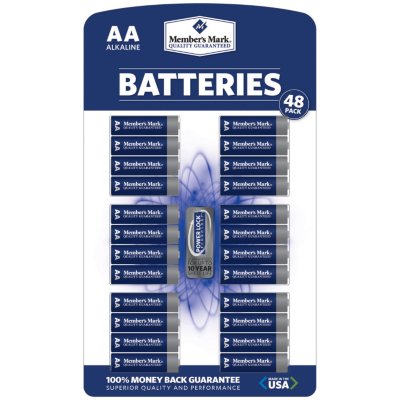 Member's Mark Alkaline AA Batteries (48 Pack) - Sam's Club