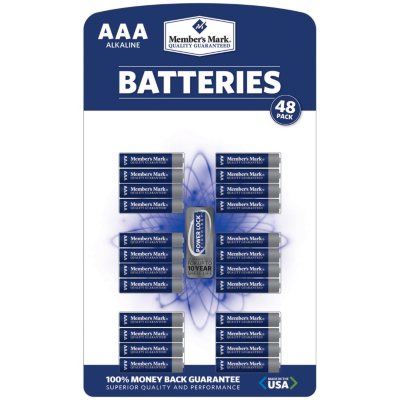 Member's Mark Alkaline AAA Batteries (48 Pack)