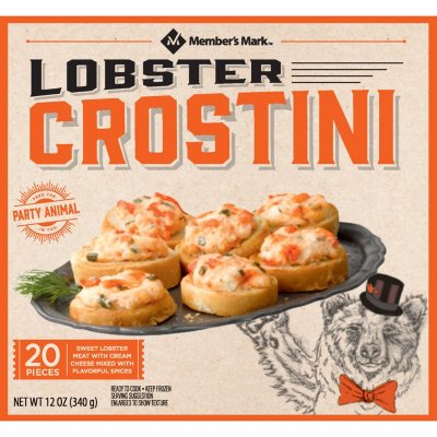 Member's Mark Lobster Crostini, Frozen (20 ct.) - Sam's Club