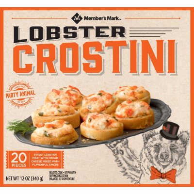 Member's Mark Lobster Crostini, Frozen (20 ct.) Sam's Club