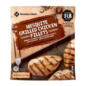 Member S Mark Mesquite Grilled Chicken Breast Frozen 3 Lbs