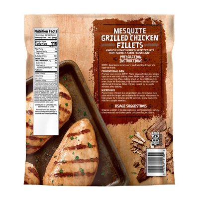 Member S Mark Mesquite Grilled Chicken Breast Frozen 3 Lbs Sam S Club