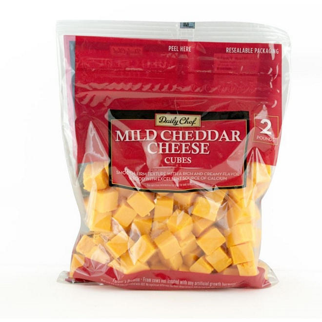 Daily Chef  Mild Cheddar Cheese Cubes (2 lb.)