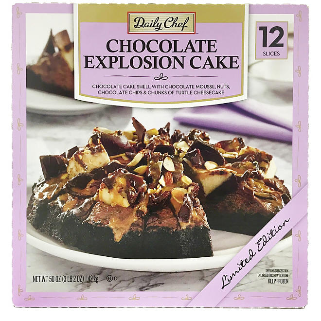 Daily Chef Chocolate Explosion Cake (50 oz., 12 slices)