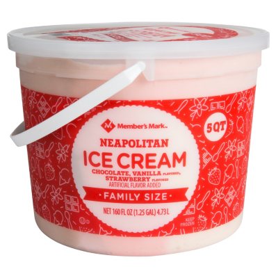 Delicious® Vanilla Ice Cream - 5 qt. bucket - Sam's Club