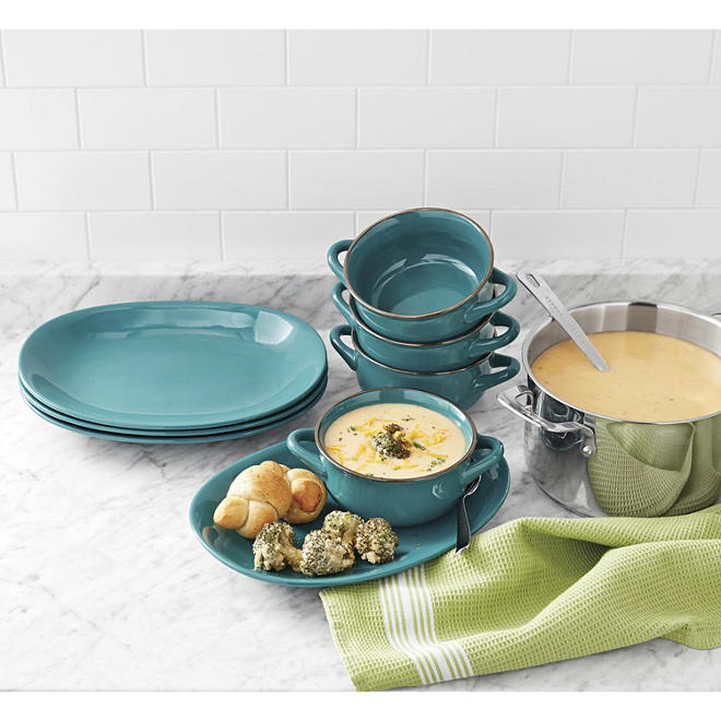 Member's Mark 8-Piece Bowl and Platter Set (Assorted Colors)