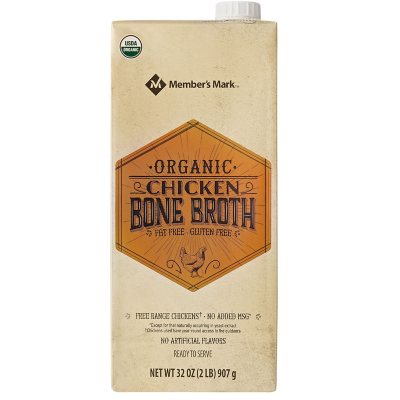 Kirkland Signature Organic Soup Stock, Chicken, 32 fl oz, 6 ct