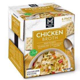 Member's Mark Chicken Broth 32 oz., 6 pk.