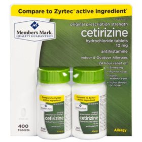 Zyrtec generic cost