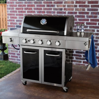 Member's Mark Stainless Steel and Porcelain 5-Burner Gas Grill - Sam's Club