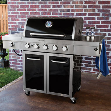 Member’s Mark Stainless Steel and Porcelain 5-Burner Gas Grill