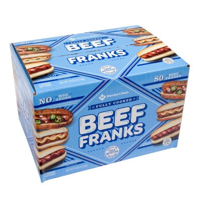 Member S Mark Beef Franks 80 Ct Sam S Club