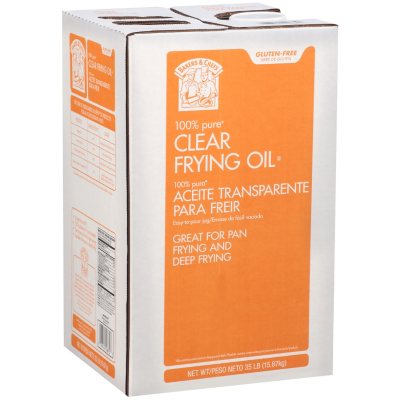 Bakers & Chefs Clear Frying Oil - 35 lbs. - Sam's Club
