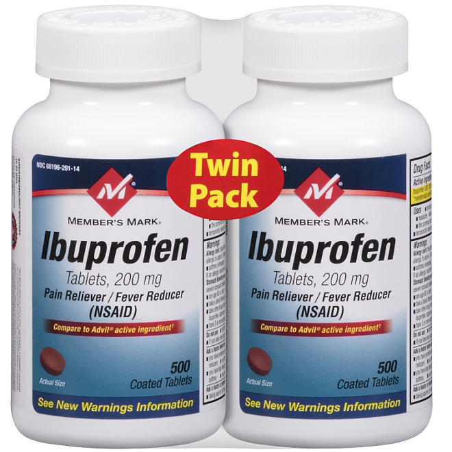Member's Mark® Ibuprofen - 2/500 ct.