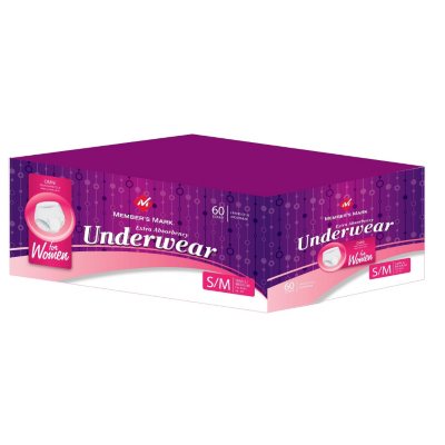 Members Mark Female Underwear, Small/Medium Sam's Club