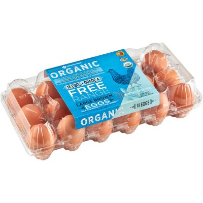 True Goodness Organic Extra Large Eggs, 18 Count