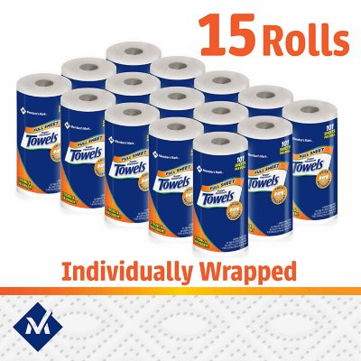 Bulk Half Sheet Paper Towels (15 Rolls / Case)