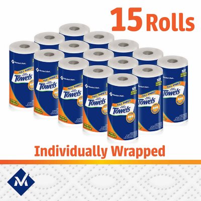 Member S Mark Premium Full Sheet 2-Ply Paper Towels, Huge Rolls