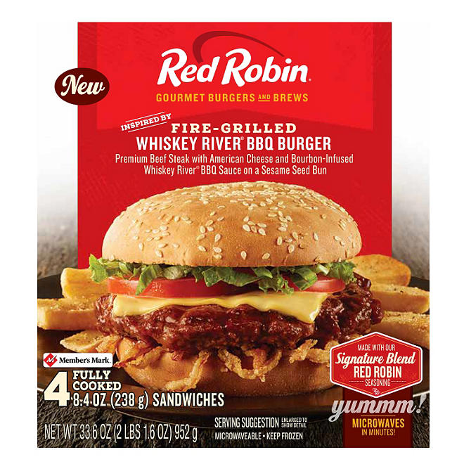 Red Robin Whiskey River Burgers (4 ct.)