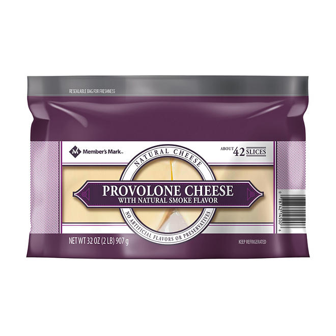 Member's Mark Smoked Provolone Cheese Slices 2 lbs.