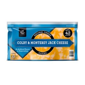 Member's Mark Sliced Colby Jack Cheese, 2 lbs.