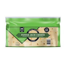 Member's Mark Pepper Jack Cheese Slices 2 lbs.