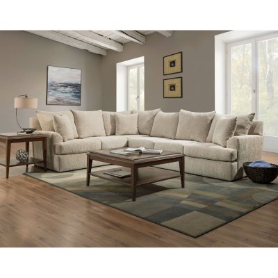 Member's Mark Olympia L-Shaped Upholstered Sectional (Assorted Options) - Sam's Club