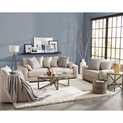 Member S Mark 3 Piece Living Room Set Gable Sofa Chair And A Half And Swivel Chair