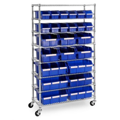 Member's Mark 24-Bin Rolling Rack - Sam's Club