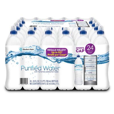 Member's Mark Purified Water (24 oz., 24 pk.) - Sam's Club