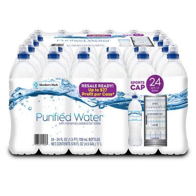 Purified Water - 8 oz Bottle, 24 pack