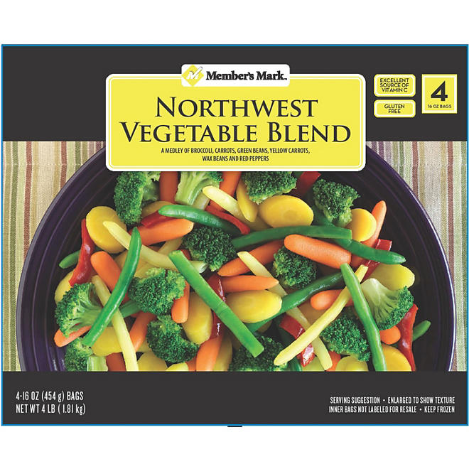 Member's Mark Northwest Vegetable Blend (16 oz., 4 pk.)