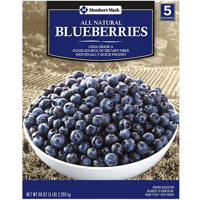 Member's Mark All Natural Blueberries (5 lb.)