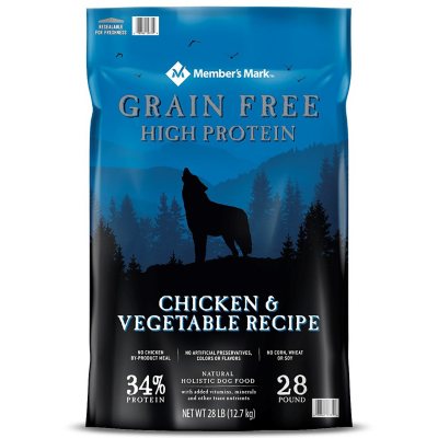 Member s Mark Grain Free Chicken Vegetable Recipe Dry Dog Food