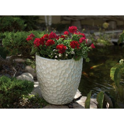 Member S Mark White Ceramic Planter Sam S Club