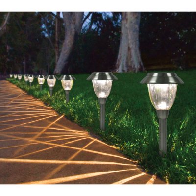 Member S Mark Solar Led Pathway Lights 10 Pack Sam S Club