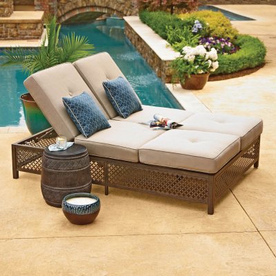 Member s Mark Carmen Double Chaise Lounger with Geobella Fabric Sam s Club